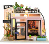 Dvěděti miniatura domečku Hudební studio
