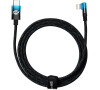 Baseus úhlový kabel USB-C - Lightnin, 20W 2m, modrý (CAVP000321)
