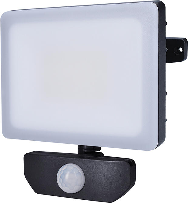 Solight LED reflektor Quick se sensorem, 30W, 2550lm, 4000K, IP44, černý