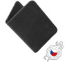 Kožená peněženka FIXED Wallet XL, černá