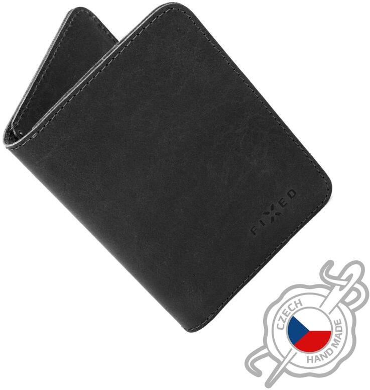 Kožená peněženka FIXED Wallet XL, černá