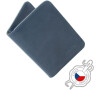 Kožená peněženka FIXED Wallet XL, modrá