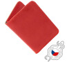 Kožená peněženka FIXED Wallet XL, červená