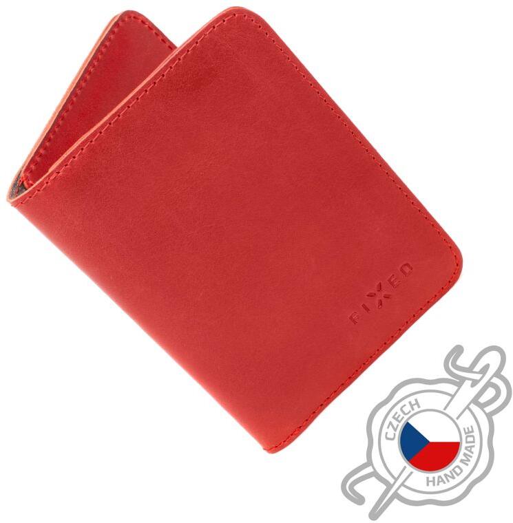 Kožená peněženka FIXED Wallet XL, červená