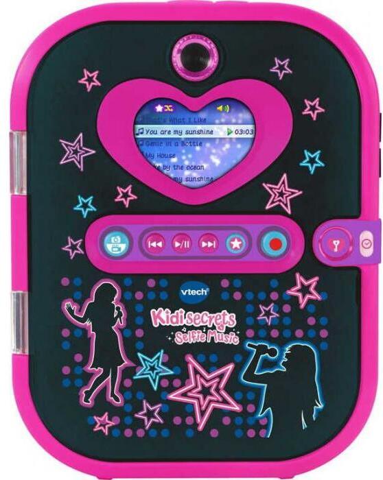 Interaktivní hračka Vtech Můj tajný deník, Kidi Secret Safe, černý