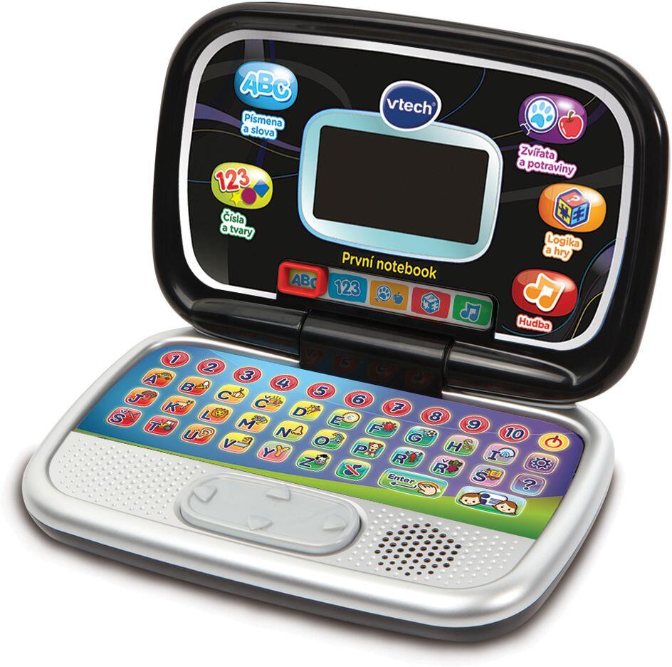 První notebook VTech černý
