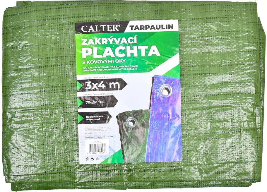 Krycí nepromokavá plachta 3x4m RULYT®, 70g/m2, zelená