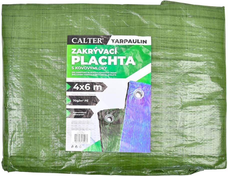 Krycí nepromokavá plachta 4x6m RULYT®, 70g/m2, zelená