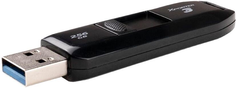 PATRIOT Xporter 3 256GB / USB 3.2 Gen 1 / vysouvací / plastová / černá (PSF256GX3B3U)