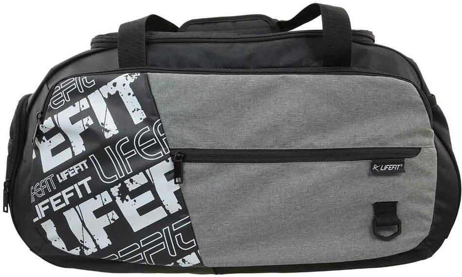 Sportovní taška LIFEFIT® pro muže, černo-šedá