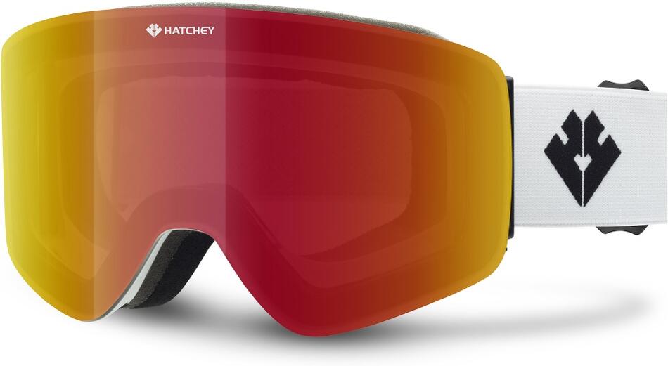 Lyžařské brýle Hatchey Fenix, white / full revo black red