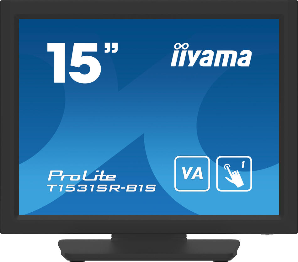 15" IIYAMA T1531SR-B1S:VA,1024x768,DP,HDMI