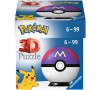 3D puzzle Ravensburger Pokémon Master Ball, 54 dílků
