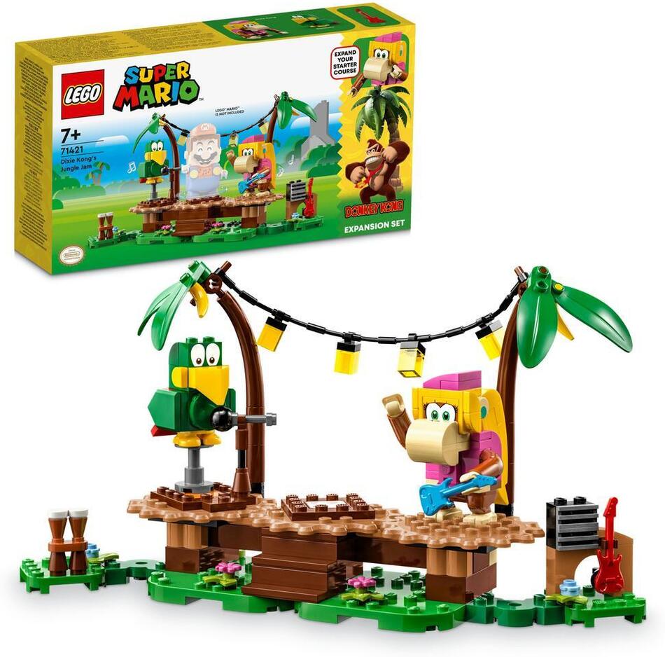 LEGO® Super Mario™ 71421 Dixie Kong a koncert v džungli – rozšiřující set