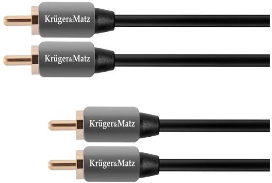 Kabel 2x Cinch konektor/2x Cinch konektor 1m KRUGER & MATZ KM0304 KRUGERMATZ