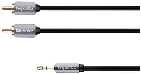 Kabel Jack 3.5mm stereo/2x Cinch 3m KRUGER & MATZ KM0311 KRUGERMATZ