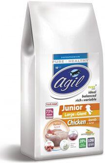 Agil Junior Large&Giant Low Grain Chick&Lamb&Tuna 2kg
