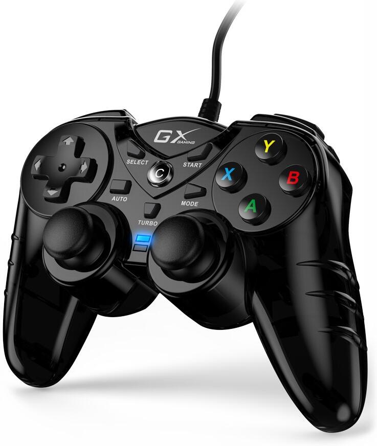 GENIUS GX Gaming gamepad GX-17UV/ drátový/ USB/ vibrační/ pro PC a PS3 (31610001400)
