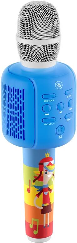 Karaoke mikrofon GoGEN DÉČKO MIKROFON, modrý