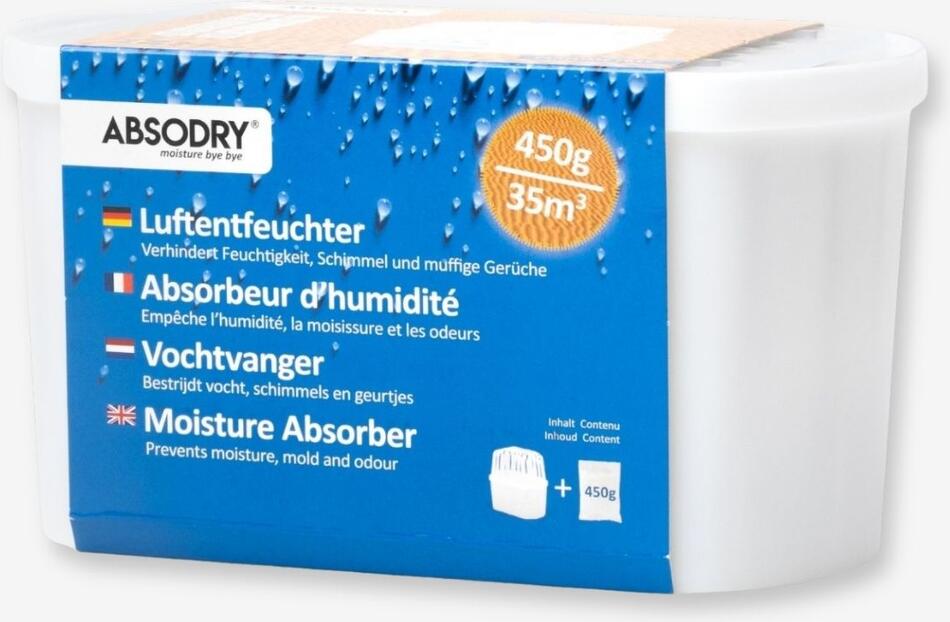 Everbrand pohlcovač vlhkosti Absodry Mini Compact pro místnost do 35m3, 450 g