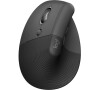 Logitech Lift Left Vertical Ergonomic Mouse - Graphite Vertikální myš, optická, 6 tlačítek, bezdrátová, USB+Bluetooth (910-006474)