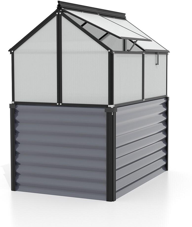 Vyvýšený záhon s pařeništěm VITAVIA GAIA JUMBO PC 4 mm černý LG3735