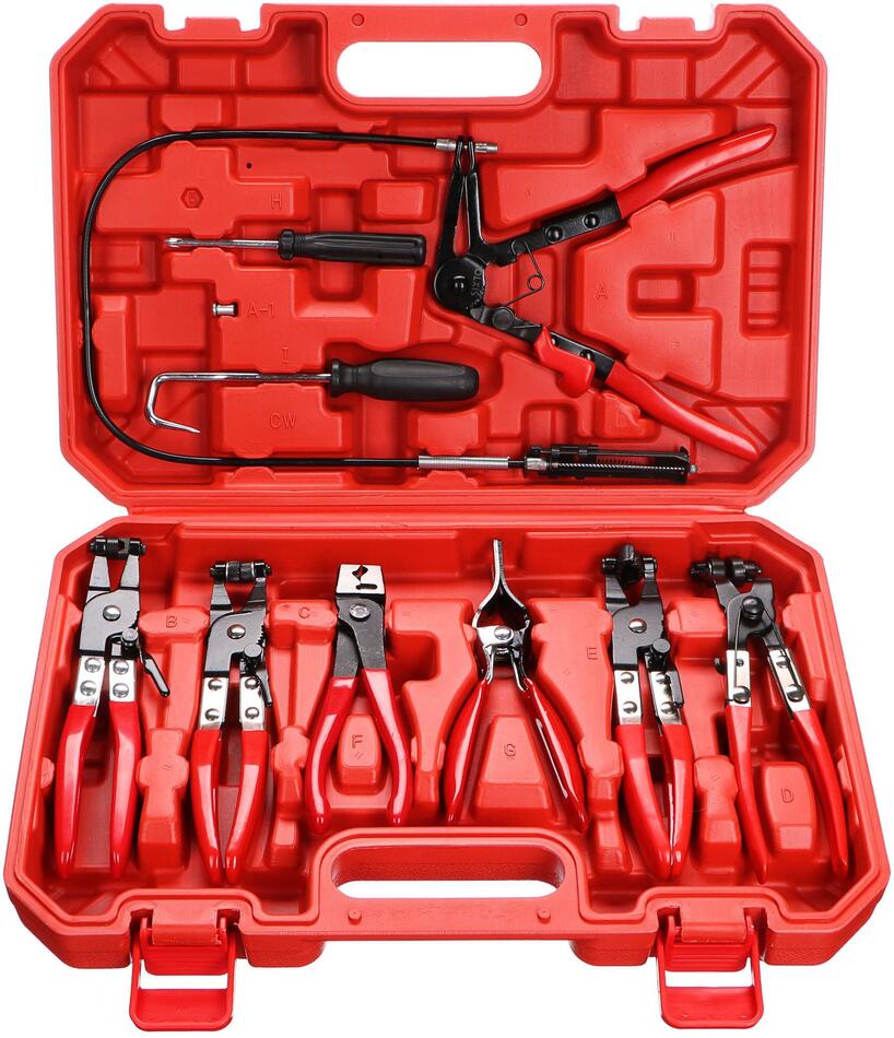 Sada kleští na hadicové spony MECHANIC HOSE CLAMP SET 9 SIXTOL