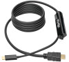 EATON tripplite Adaptér USB-C / HDMI (Samec/Samec), 4K, černá, 1.8m (U444-006-H)