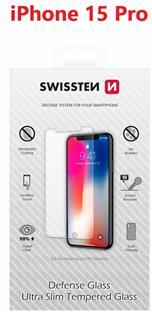 OCHRANNÉ TEMPEROVANÉ SKLO SWISSTEN PRO APPLE IPHONE 15 PRO RE 2,5D