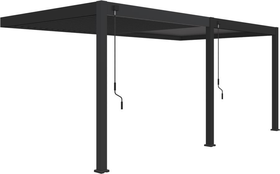Pergola ROJA INTRO PLUS 6x3 m, hliník - do stěny