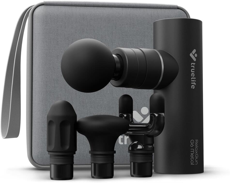Masážní pistole TrueLife RelaxGun G6 Metal