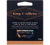 Náhradní břit Gillette King C. Shave & Edging Razor Blades, 1 ml