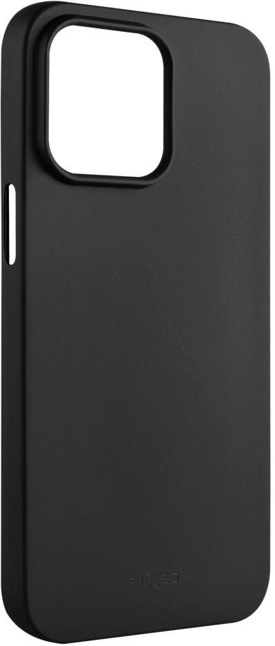 Zadní pogumovaný kryt FIXED Story pro Apple iPhone 15 Pro, černý