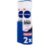 Antiperspirant Nivea Black & White Invisible Clear, 2x150 ml (48h)