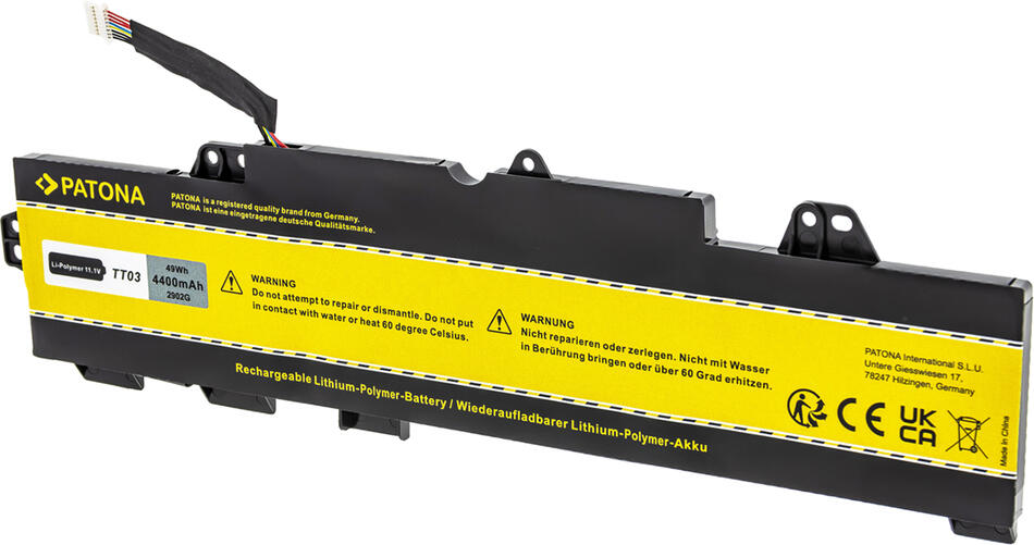 Aku HP 850 G5 4400mAh Li-Pol 11,55V TT03XL