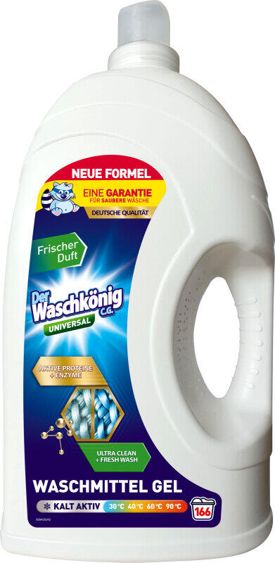 Waschkönig prací gel Universal, 166 dávek, 5 l