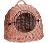 Flamingo Willow Proutěný košík pro kočky 2v1 50cm