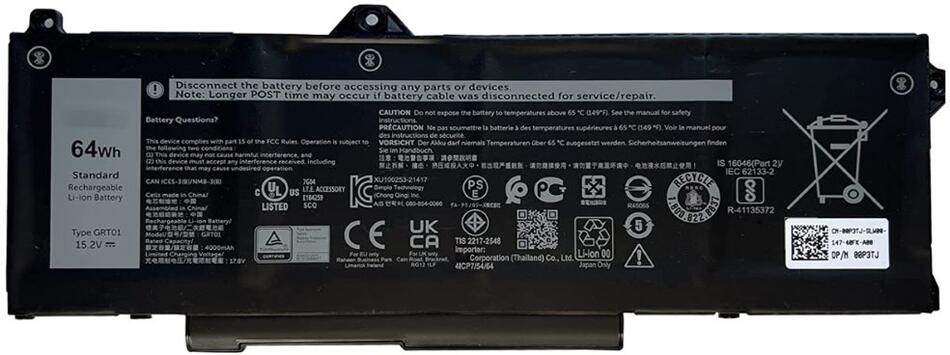 Dell Baterie 4-cell 64W/HR LI-ION pro Latitude (451-BCUN)