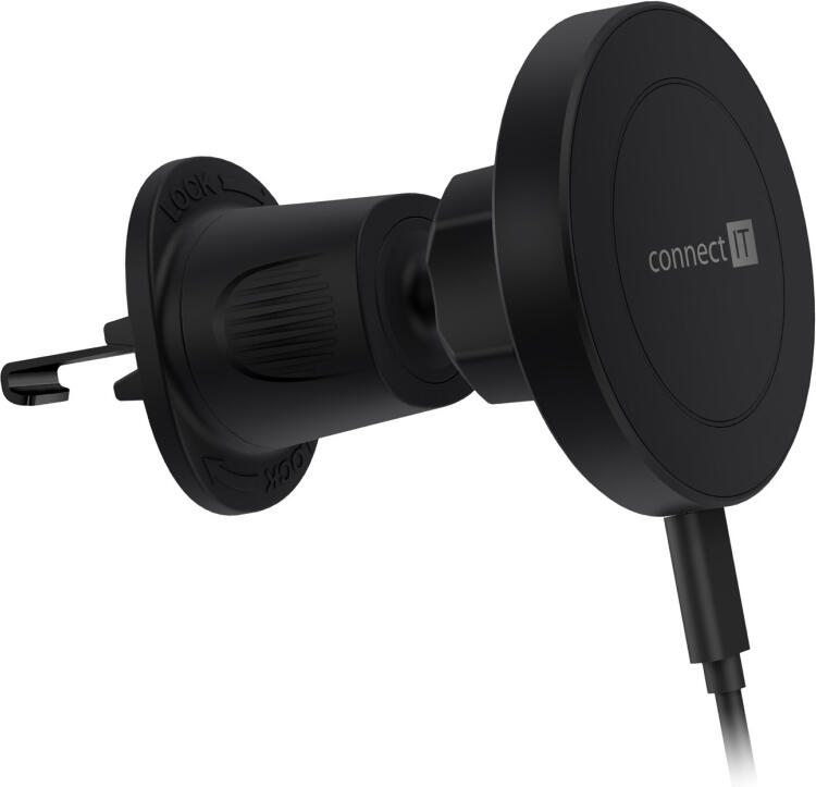 CONNECT IT InCarz Magsafe nabíječka a držák do auta, ČERNÁ (CCC-6100-BK)