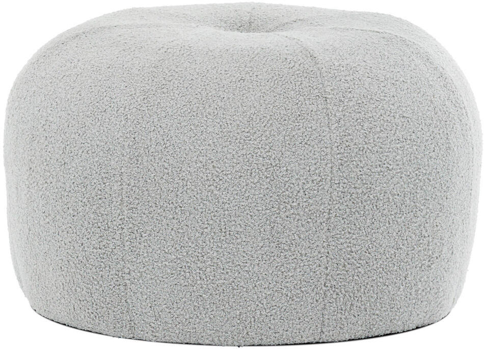 Taburet Autronic šedá Bouclé látka (AK-307 GREY2)