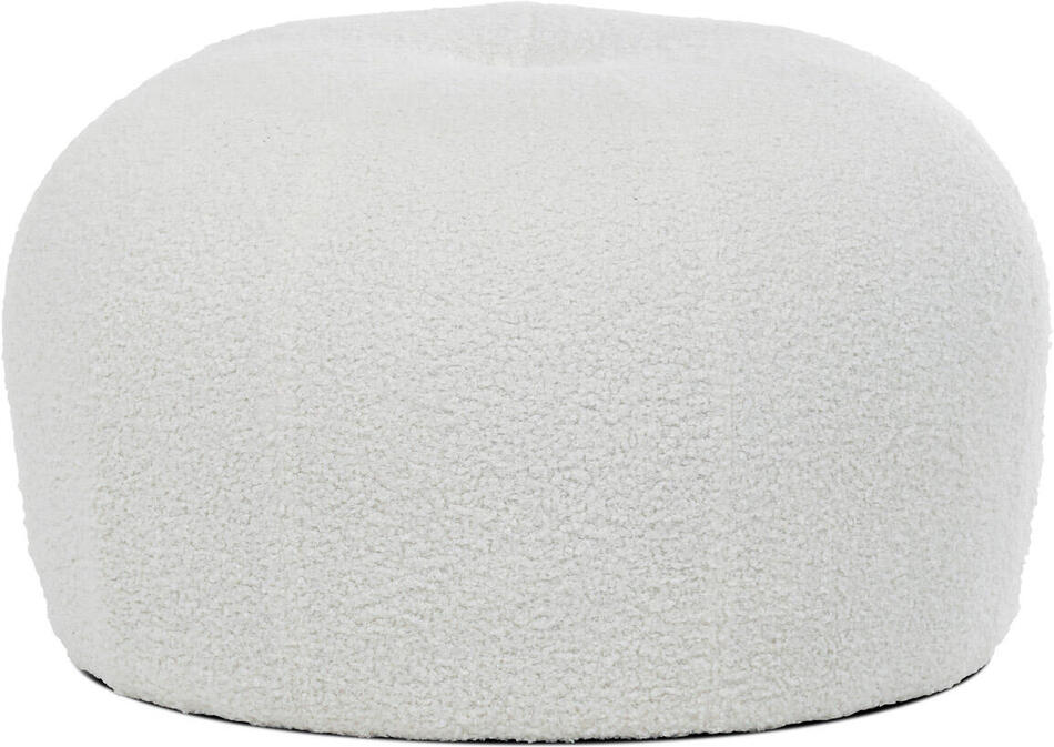 Taburet Autronic bílá Bouclé látka (AK-307 WT2)