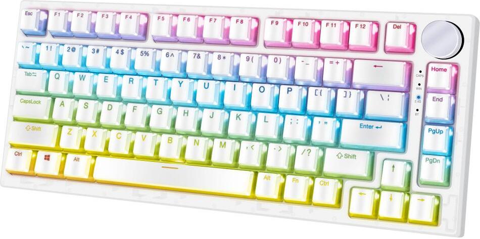 Klávesnice Yenkee YKB 31 ODYSSEY Hotswap, bílá