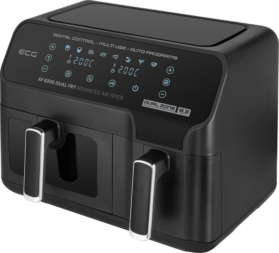 Horkovzdušná fritéza ECG AF 8300 Dual Fry