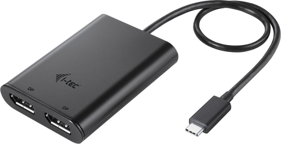 I-TEC USB-C Dual 4K/60Hz (single 8K/30Hz) DP Video Adapter (C31DUAL4K60DP)
