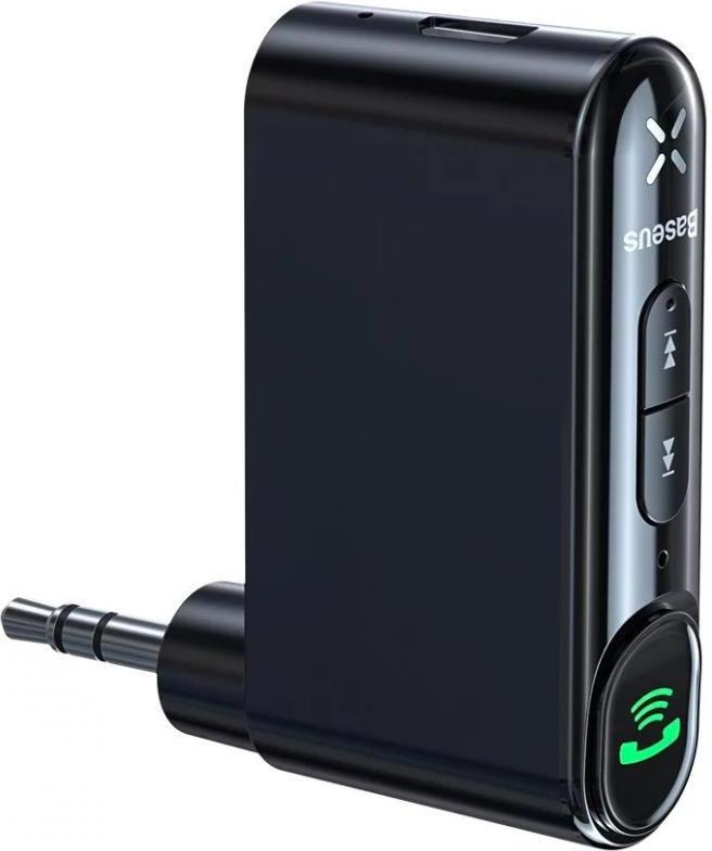 Bluetooth audio adaptér Baseus Qiyin černý
