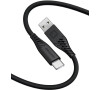 DATOVÝ KABEL SWISSTEN SOFT SILICONE USB / USB-C 1,5 M 60W ČERNÝ