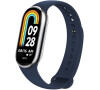 Silikonový řemínek FIXED Silicone Strap pro Xiaomi Smart Band 10/9/8, modrý