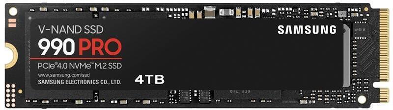 Samsung SSD 990 PRO NVMe, M.2 SSD 4 TB (MZ-V9P4T0BW)