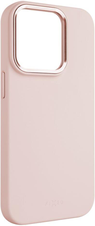 Zadní kryt FIXED MagFlow s podporou MagSafe pro Apple iPhone 15, růžový