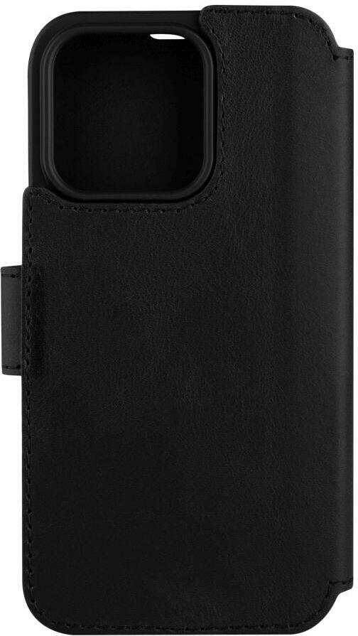 Kožené pouzdro typu kniha FIXED ProFit pro Apple iPhone 15 Pro Max, černé